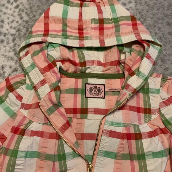 ‼️SOLD‼️New Juicy Couture plaid spring coat. - Picture 2 of 7